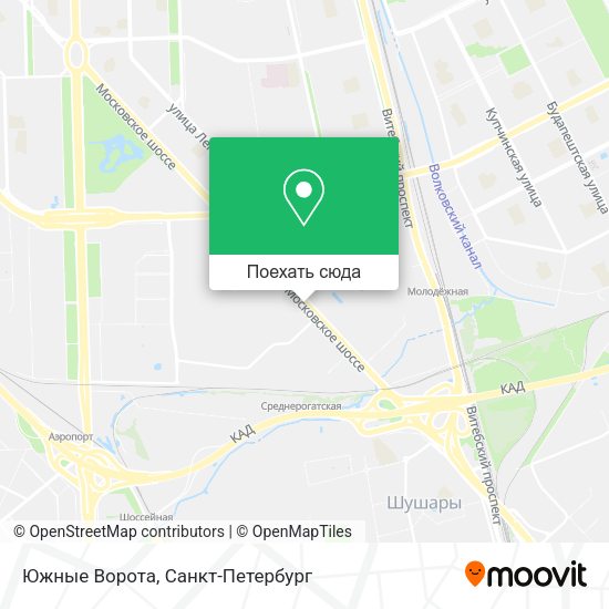 Карта Южные Ворота
