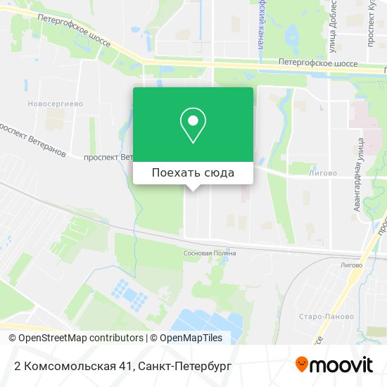 Карта 2 Комсомольская 41