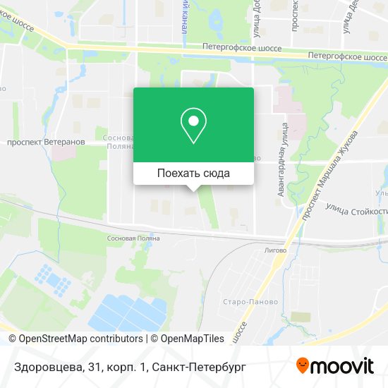 Карта Здоровцева, 31, корп. 1