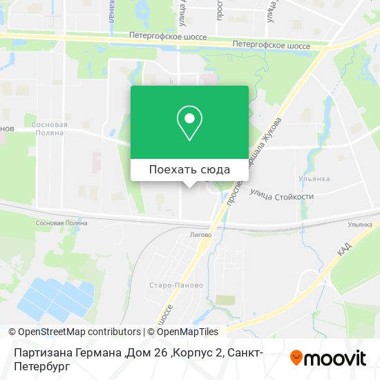 Карта Партизана Германа ,Дом 26 ,Корпус 2