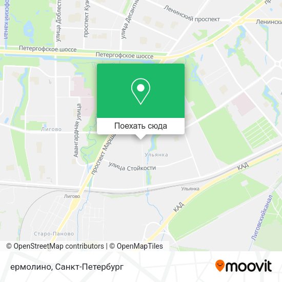 Карта ермолино