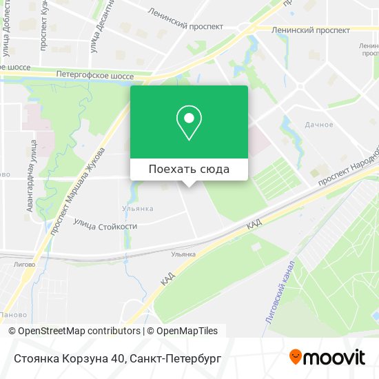 Карта Стоянка Корзуна 40