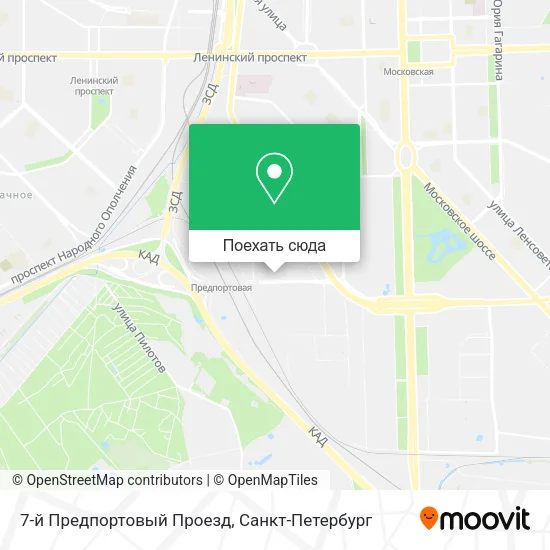 Карта 7-й Предпортовый Проезд
