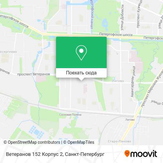 Карта Ветеранов 152 Корпус 2