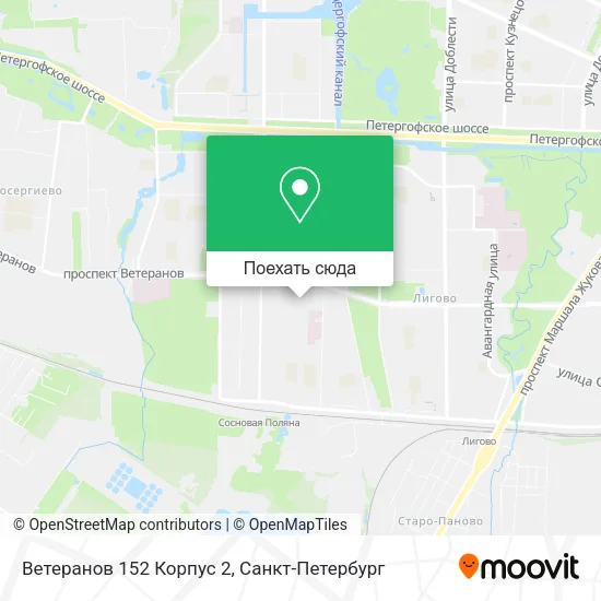 Карта Ветеранов 152 Корпус 2
