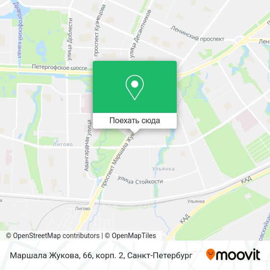 Карта Маршала Жукова, 66, корп. 2