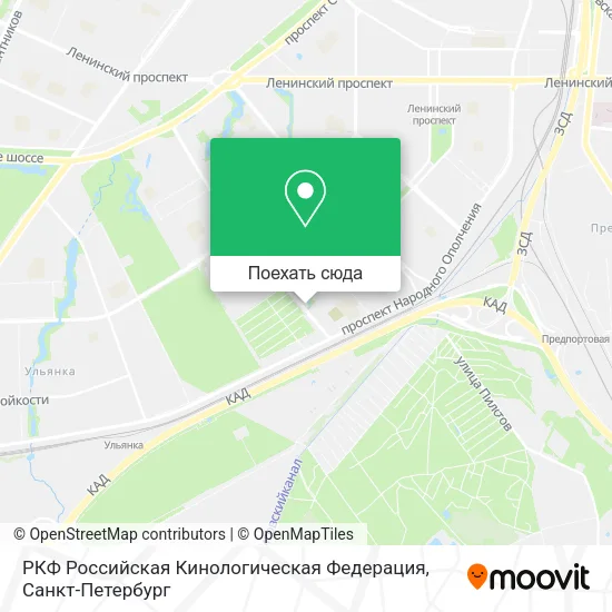 Карта РКФ  Российская Кинологическая Федерация