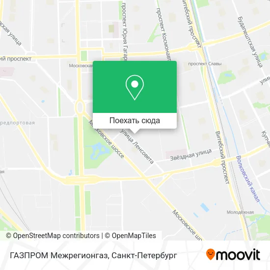 Карта ГАЗПРОМ Межрегионгаз