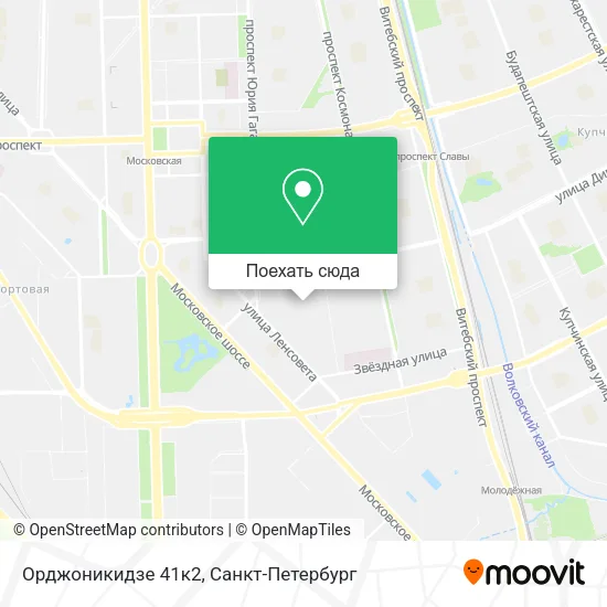 Карта Орджоникидзе 41к2