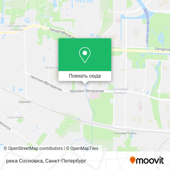Карта река Сосновка
