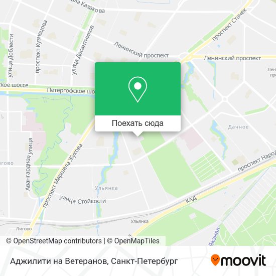 Карта Аджилити на Ветеранов