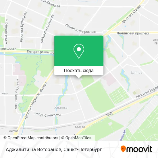 Карта Аджилити на Ветеранов