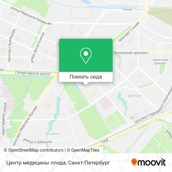 Карта Центр медицины плода