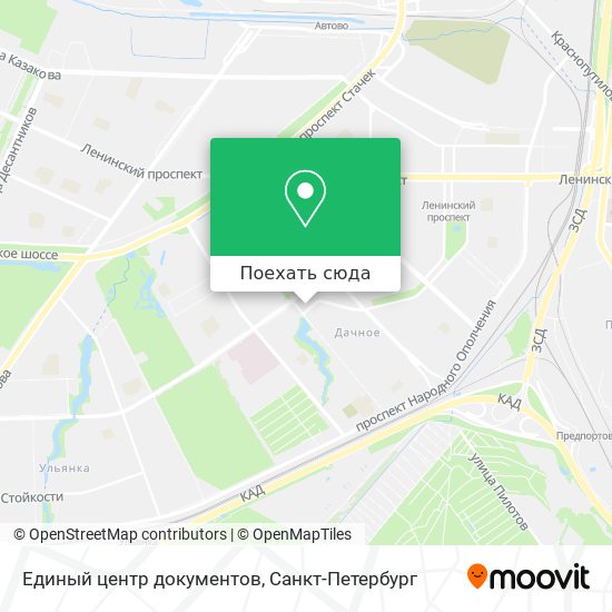 Карта Единый центр документов