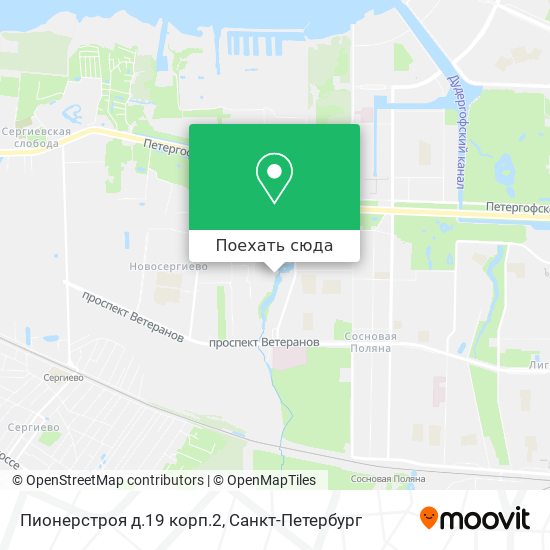 Карта Пионерстроя д.19 корп.2