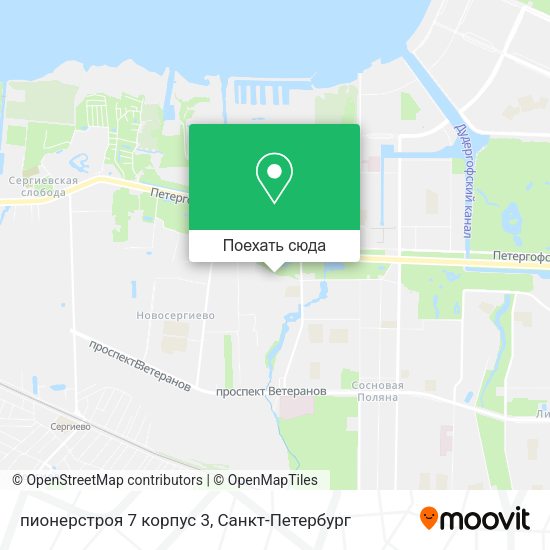 Карта пионерстроя 7 корпус 3
