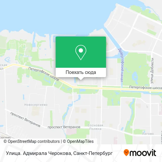 Карта Улица. Адмирала Черокова