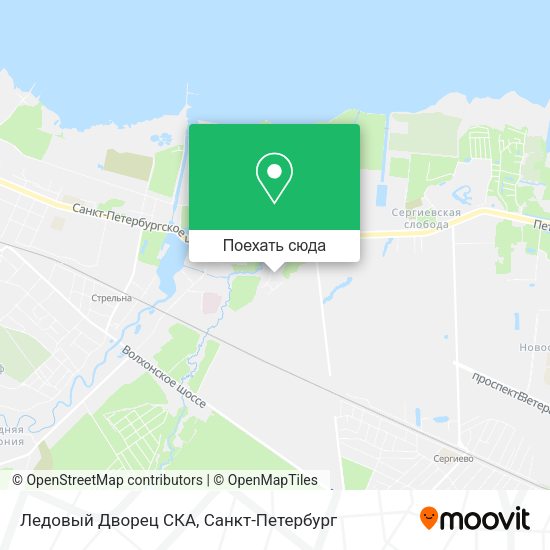 Карта Ледовый Дворец СКА
