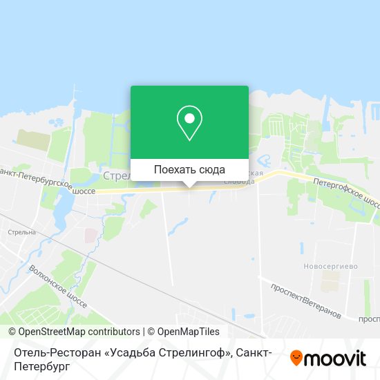 Карта Отель-Ресторан «Усадьба Стрелингоф»