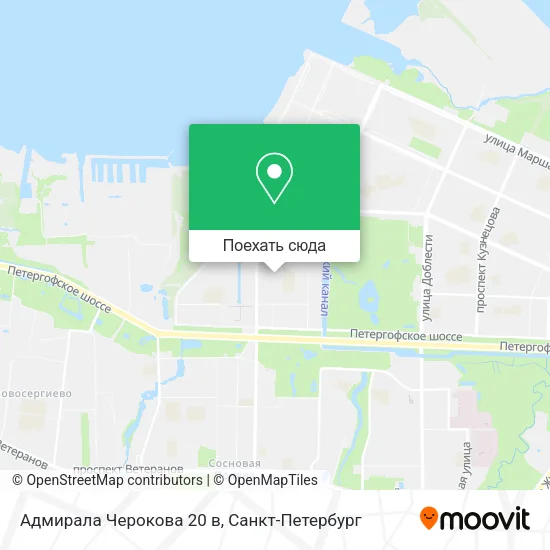 Карта Адмирала Черокова 20 в