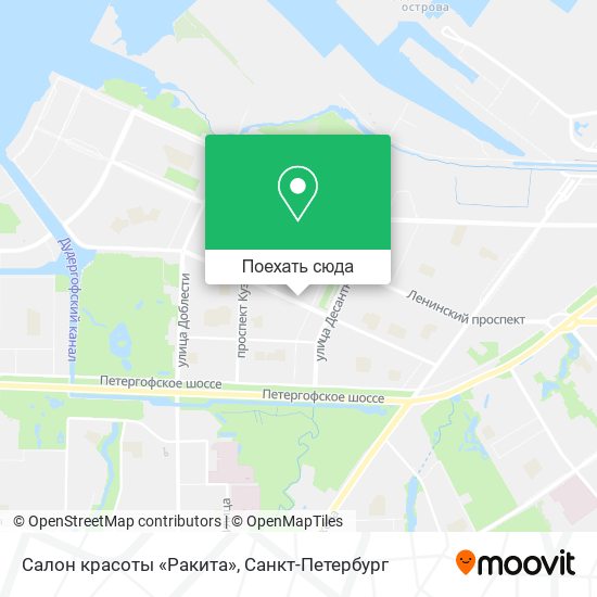 Карта Салон красоты «Ракита»