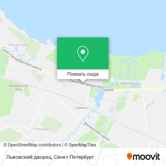 Карта Львовский дворец