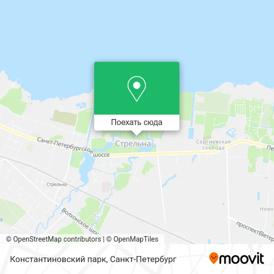 Карта Константиновский парк