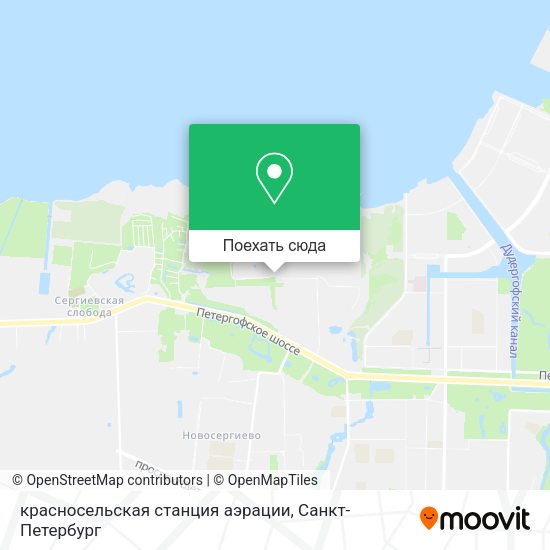 Карта красносельская станция аэрации
