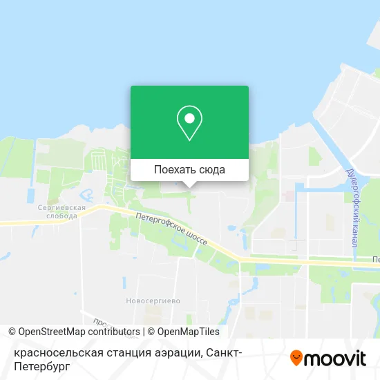 Карта красносельская станция аэрации