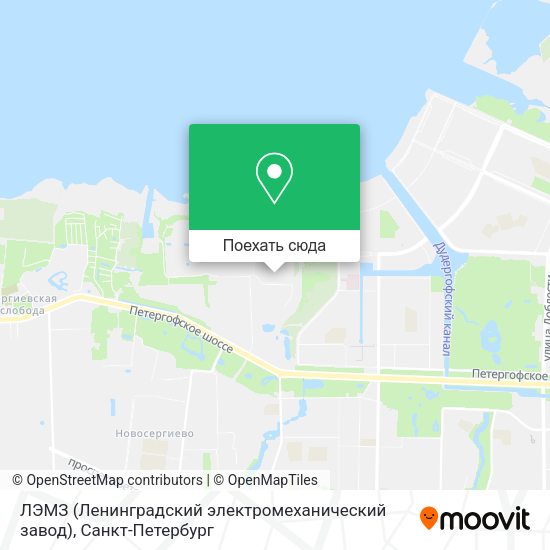 Карта ЛЭМЗ (Ленинградский электромеханический завод)
