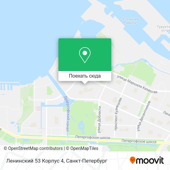Карта Ленинский 53 Корпус 4