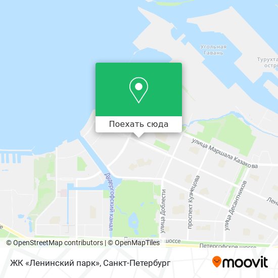 Карта ЖК «Ленинский парк»