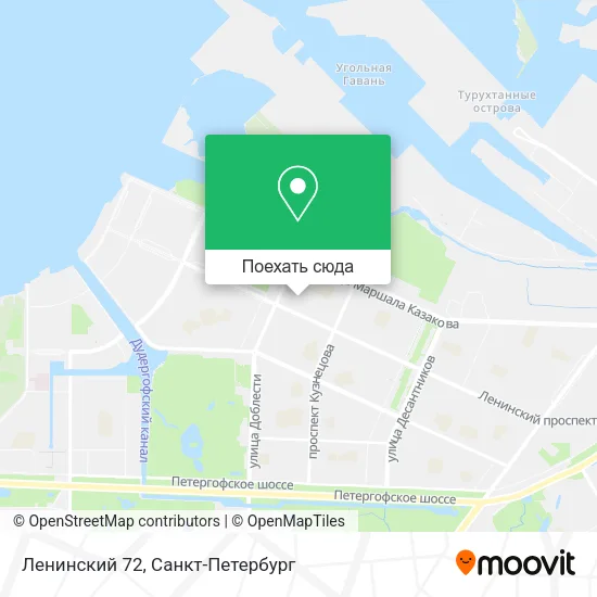 Карта Ленинский 72