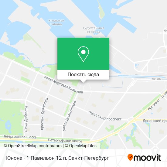 Карта Юнона - 1 Павильон 12 п