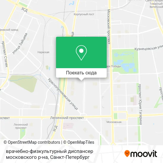 Карта врачебно-физкультурный диспансер московского р-на