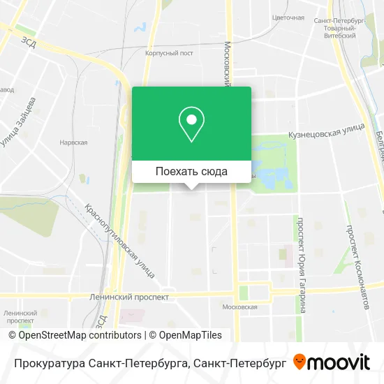 Карта Прокуратура Санкт-Петербурга