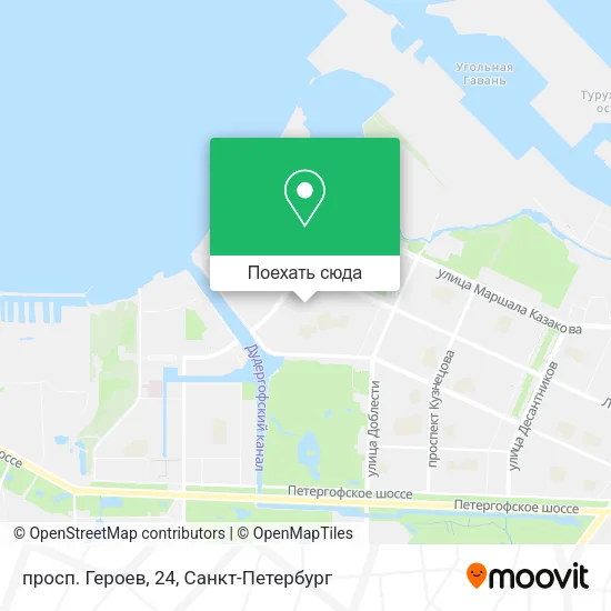 Карта просп. Героев, 24