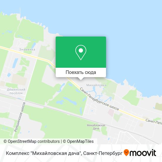 Карта Комплекс "Михайловская дача"