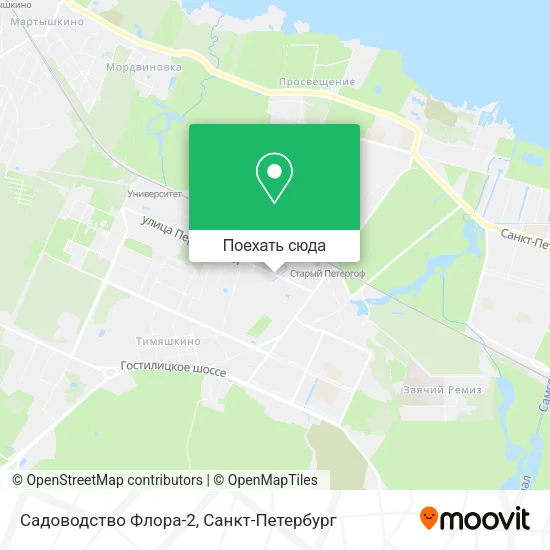 Карта Садоводство Флора-2