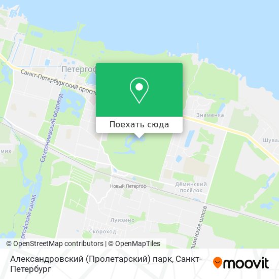 Карта Александровский (Пролетарский) парк