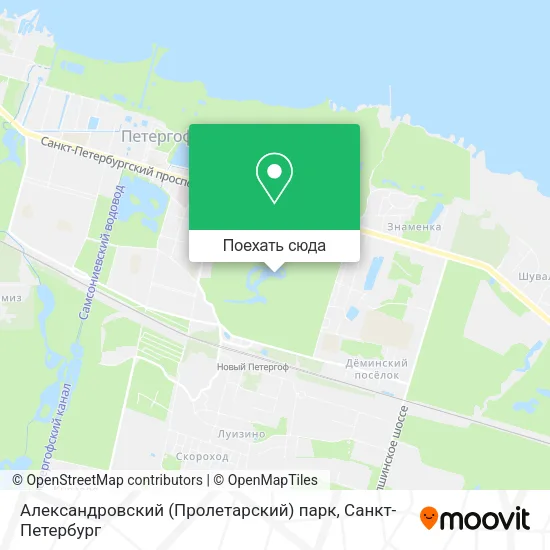 Карта Александровский (Пролетарский) парк