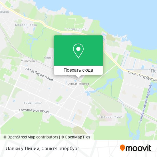 Карта Лавки у Линии