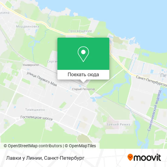 Карта Лавки у Линии