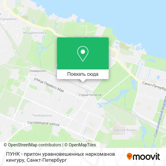 Карта ПУНК - притон уравновешенных наркоманов кенгуру