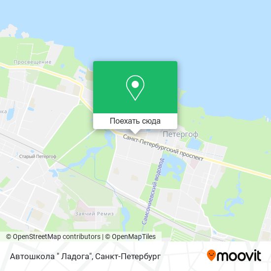 Карта Автошкола " Ладога"