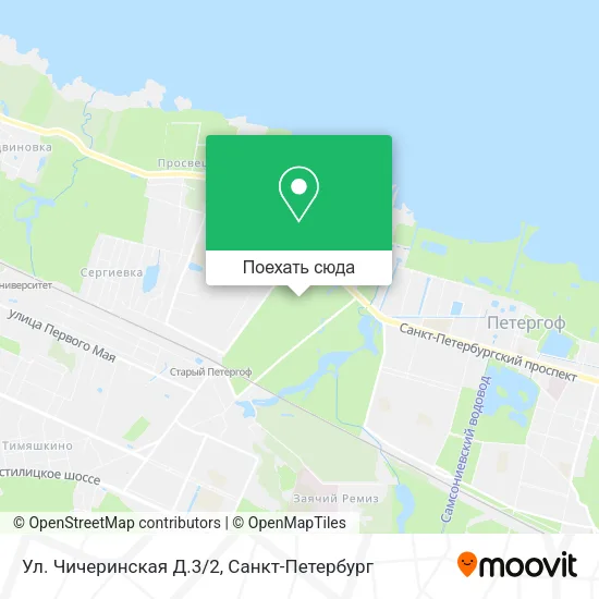 Карта Ул. Чичеринская Д.3/2