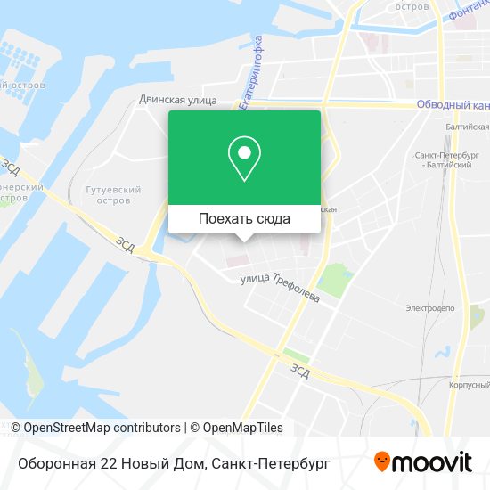 Карта Оборонная 22 Новый Дом