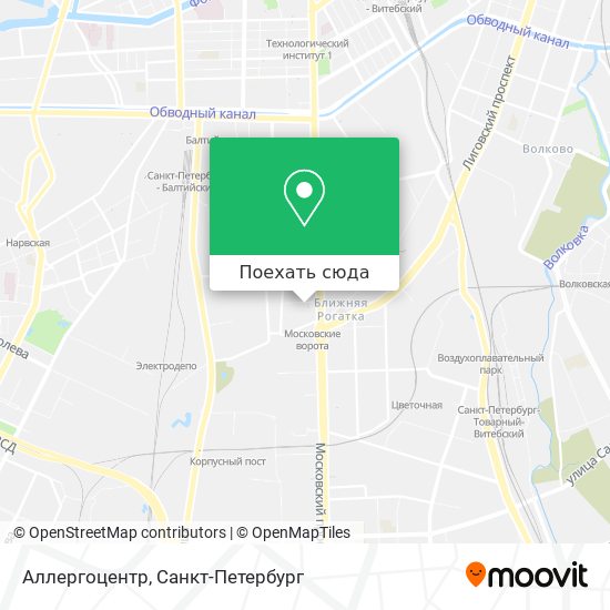 Карта Аллергоцентр