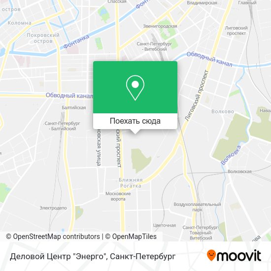 Карта Деловой Центр "Энерго"
