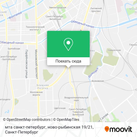 Карта мта санкт-петербург, ново-рыбинская 19 / 21